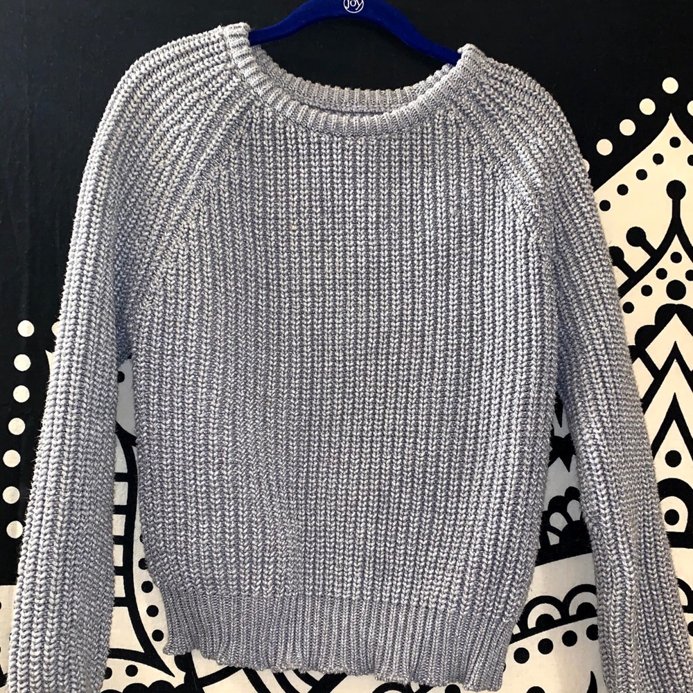 Grey Knitted Long Sleeve